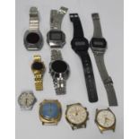 A QUANTITY OF ASSORTED WRIST WATCHES TO INCLUDE DIGITAL EXAMPLES