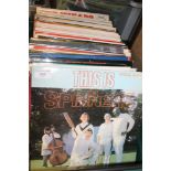 A BOX OF RECORDS TO INCLUDE MUSICALS