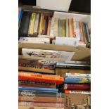 TWO BOXES OF CARTOON AND HUMOUR BOOKS TO INCLUDE THE PICK OF THE PUNCH, NEW YORKER, ETC