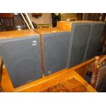 A PAIR OF GRIFFEN SPEAKERS AND A PAIR OF WHARFDALE SPEAKERS (4)