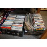 TWO TRAYS OF 7" SINGLES TO INCLUDE FRANK SINATRA