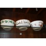 THREE LARGE WEDGWOOD BOWLS TO INCLUDE THE 'LIBERTY' BOWL