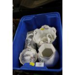 A BOX OF AYNSLEY PEMBROKE CERAMICS