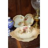 A SELECTION OF ROYAL WORCESTER BLUSH IVORY A/F