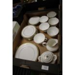 A TRAY OF ROYAL DOULTON CLARENDON CHINA