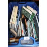 A BOX OF ASSORTED BOOKS TO INCLUDE FISHING INTEREST