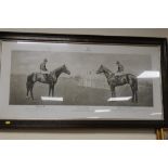 HORSE RACING INTEREST, a large framed print showing "Moet, Winner Of The Prince Of Wales Stakes