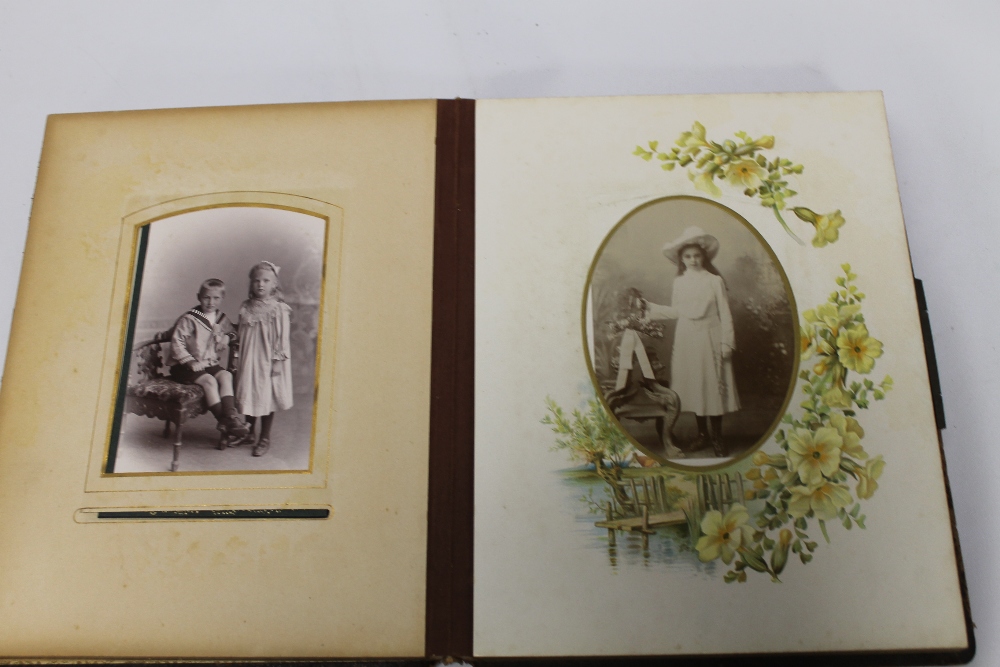 TWO VICTORIAN PHOTOGRAPH ALBUMS, TO INCLUDE CARTE DE VISITE - Image 4 of 4