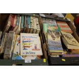 TWO BOXES OF COLLECTABLE CHILDREN'S BOOKS to include Enid Blyton, Ladybird Books, Arthur Ransome