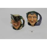 TWO ROYAL DOULTON CHARACTER JUGS, ROBIN HOOD AND FORTUNE TELLER