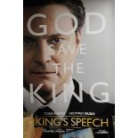 TWO EXTRA LARGE 'CARS 2' & 'THE KING'S SPEECH' FILM POSTERS, (in tube)