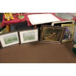 A SELECTION OF FOUR ASSORTED PICTURES AND PRINTS, TO INCLUDE A PEARS PRINT