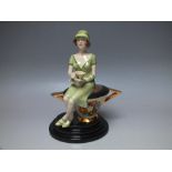 A KEVIN FRANCES LIMITED EDTION FIGURE 'YOUNG SUSIE COOPER',modelled by Amanda Hughes-Lubeck from a