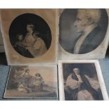 A QUANTITY OF UNFRAMED ENGRAVINGS AND PRINTS ETC., various artists and subjects