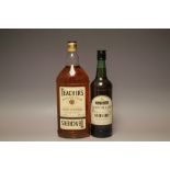 ONE LARGE BOTTLE OF TEACHER'S WHISKY 1.5 LITRE, together with 1 bottle of Don Cavala Amontillado s