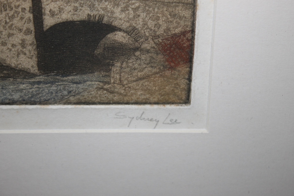 SYDNEY LEE (1866 - 1949). 'The Spanish Street 1904', see verso, signed in pencil lower right, etch - Image 3 of 4