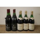 FOUR BOTTLES OF CHINON, JEAN-MAURICE RAFFAULT, vintage 1979, together with five bottles of Chinon,