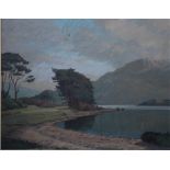 SEAN O'CONNOR (1909-1992). 'The 18th Green, Lake Killarney', signed lower left, oil on board, frame