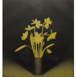 ALAN TINLEY (b. 1946). Still life study of daffodils in a vase 'Yellow Daffodils', limited edition