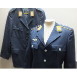 A COLLECTION OF EUROPEAN MILITARY UNIFORM JACKETS, to include a Dutch Air Force blouson style jacke