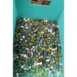 A QUANTITY OF ASSORTED MARBLES