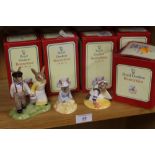 A QUANTITY OF BOXED ROYAL DOULTON BUNNYKINS TO INCLUDE JACK AND JILL, SEASIDE BUNNYKINS, SAILOR, ETC