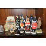 A QUANTITY OF ASSORTED ORNAMENTS TO INCLUDE ROBERT HARROP, COUNTRY COMPANIONS, ETC. TOGETHER WITH