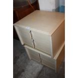 A PAIR OF GAUTIER BEDSIDE CABINETS