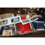 THREE TRAYS OF MAINLY MODERN POSTCARDS