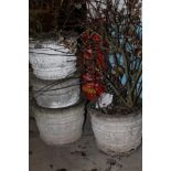 A QUANTITY OF GARDEN PLANTERS