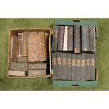 A BOX OF 19TH CENTURY 'CONGREGATIONAL MAGAZINE' VOLUMES, together with various 19th century volume