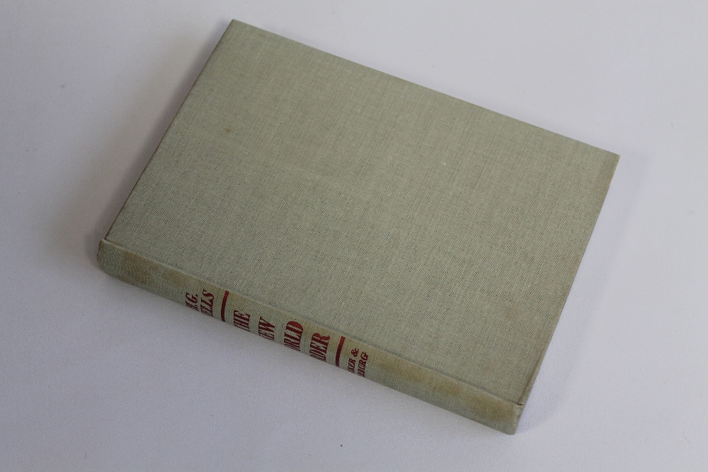 H. G. WELLS - 'THE NEW WORLD ORDER', Secker and Warburg, 1940, first edition with dust jacket signe - Image 7 of 9