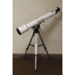A BRESSER MESSIER AR 127L TELESCOPE, with Super 25 wide angle long eye relief eyepiece, duel axis m