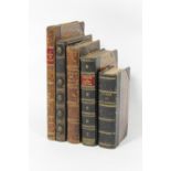 A SMALL COLLECTION OF 19TH CENTURY BOOKS to include 'The Works of Lady Mary Wortley Monagu:' 1825,