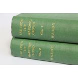 THOMAS HARDY - 'FAR FROM THE MADDING CROWD', Smith, Elder & Co., 1874, two volumes, rebound in gree