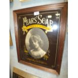 A VINTAGE PEARS SOAP ADVERTISING PRINT
