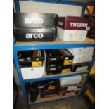 EIGHTEEN PAIRS OF NEW 'TROJAN' WORK BOOTS - 17 BOXED - ASSORTED SIZES