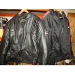 TWO BIKERS JACKETS TO INCLUDE A RAYVEN EXAMPLE