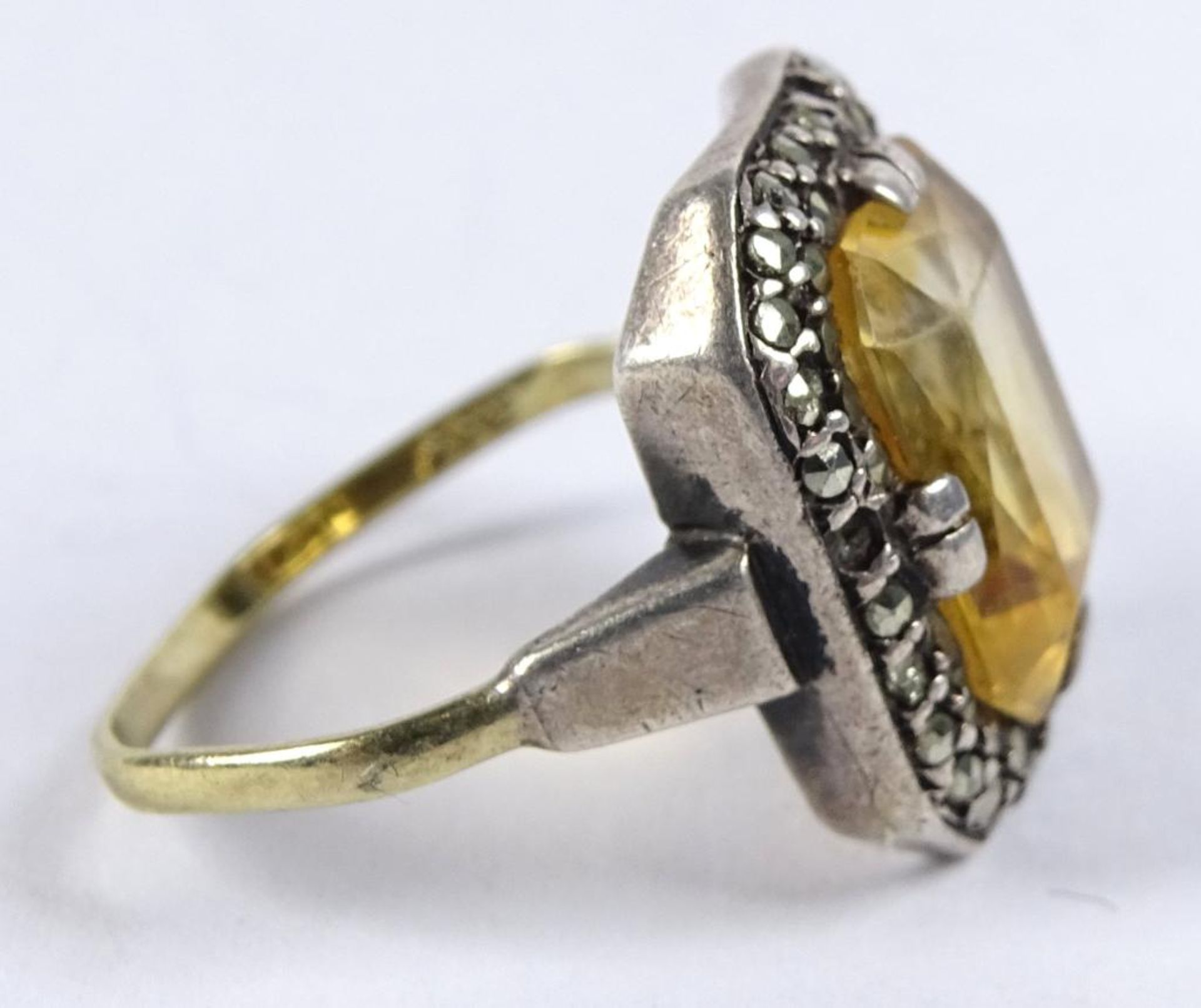 Ring,Silber/Gold, 4,9gr., RG 53 - Bild 4 aus 5