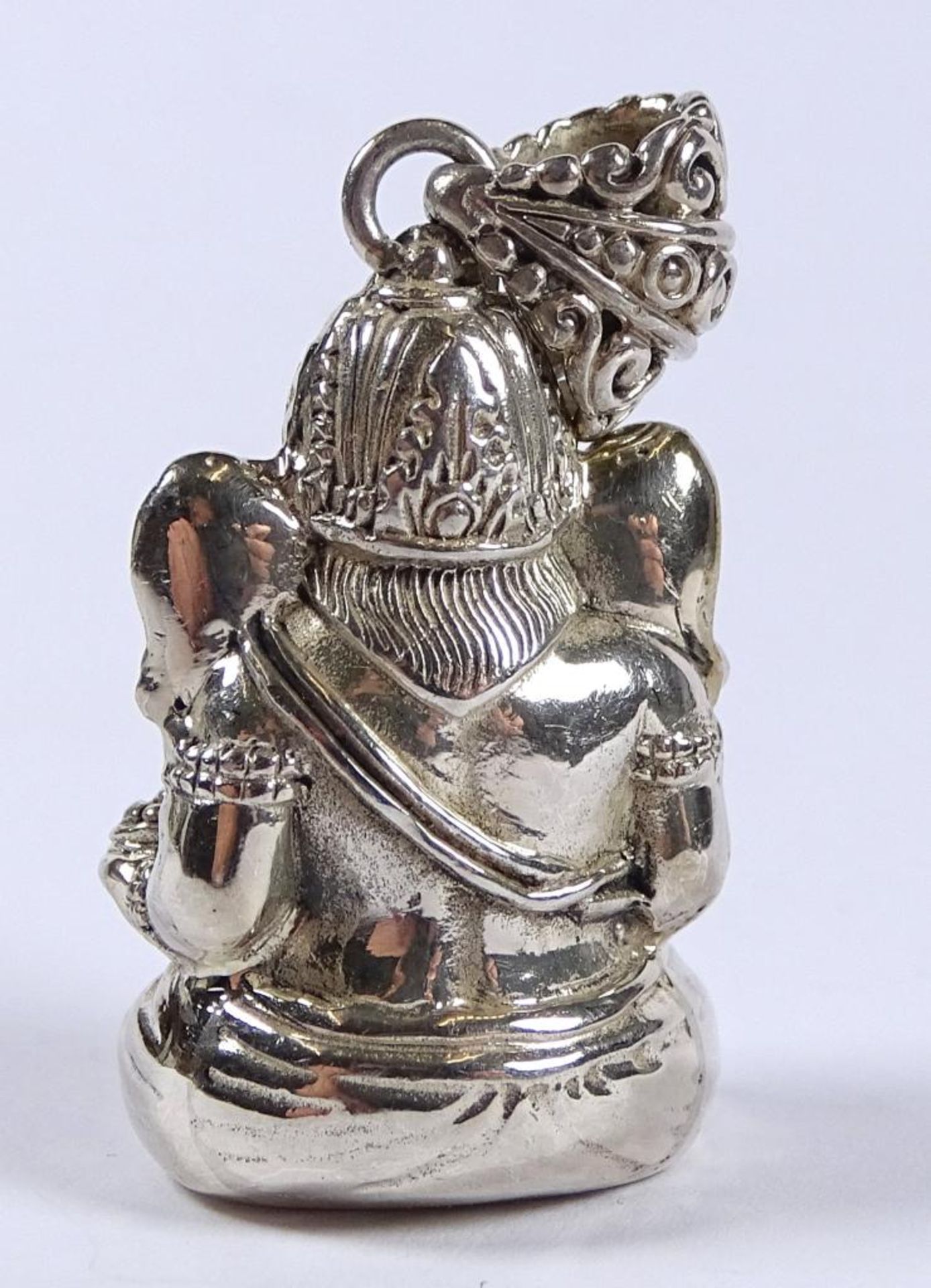 Anhänger, Silber -925-, L-3,5 cm, 19,3gr - Bild 3 aus 4