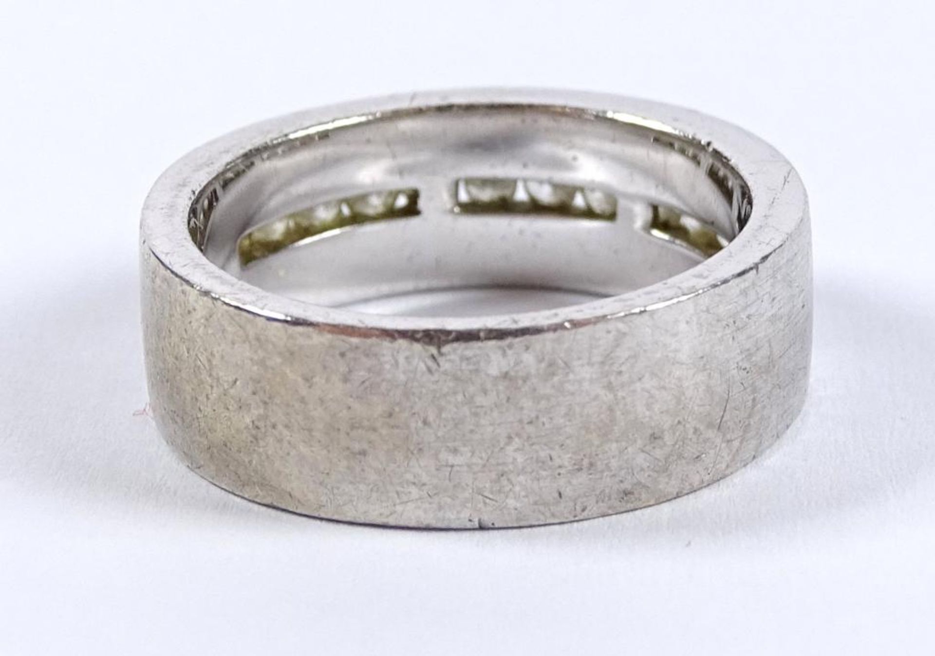 Ring,Silber -925- mit klaren Steinen, 7,8gr., RG 56 - Bild 3 aus 3