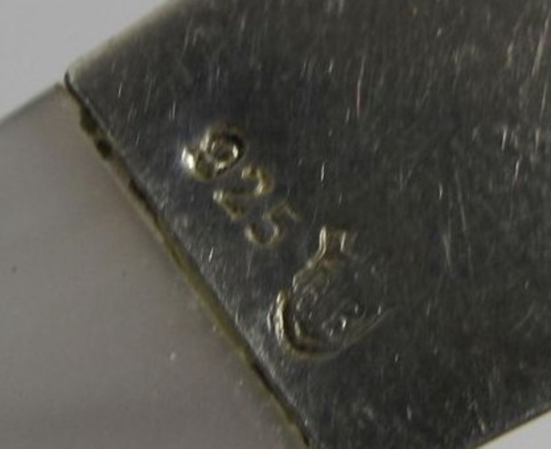 3x Eierlöffel mit 925er Silbermontur, L-12,5cm. - Bild 2 aus 2