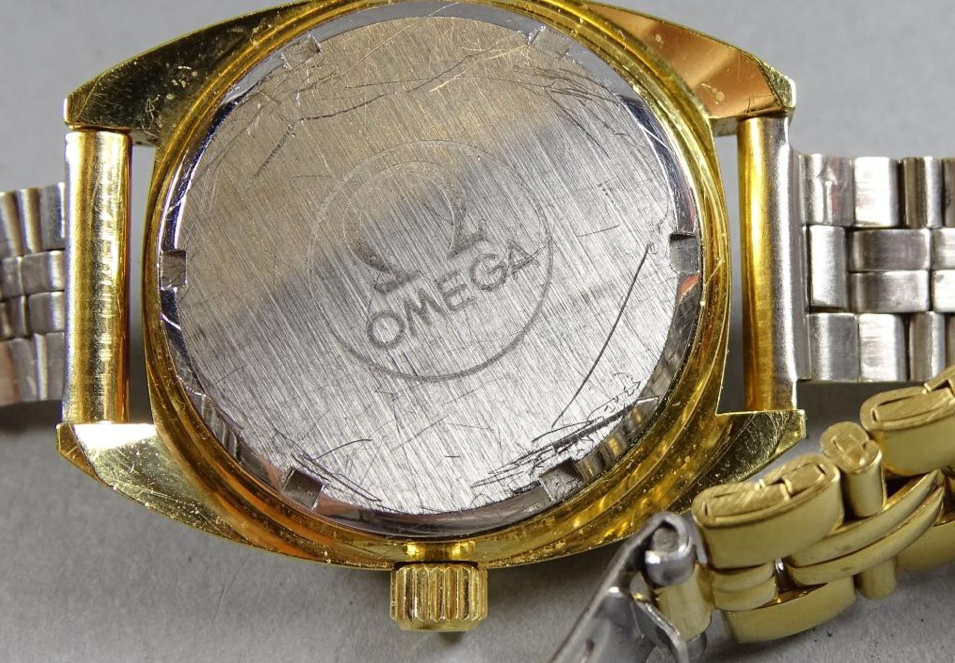 Damen Armbanduhr"Omega" Geneve,Quartz,Werk steht,Uhrzeiteinstellung nicht Funktionstüchtig, - Bild 5 aus 5