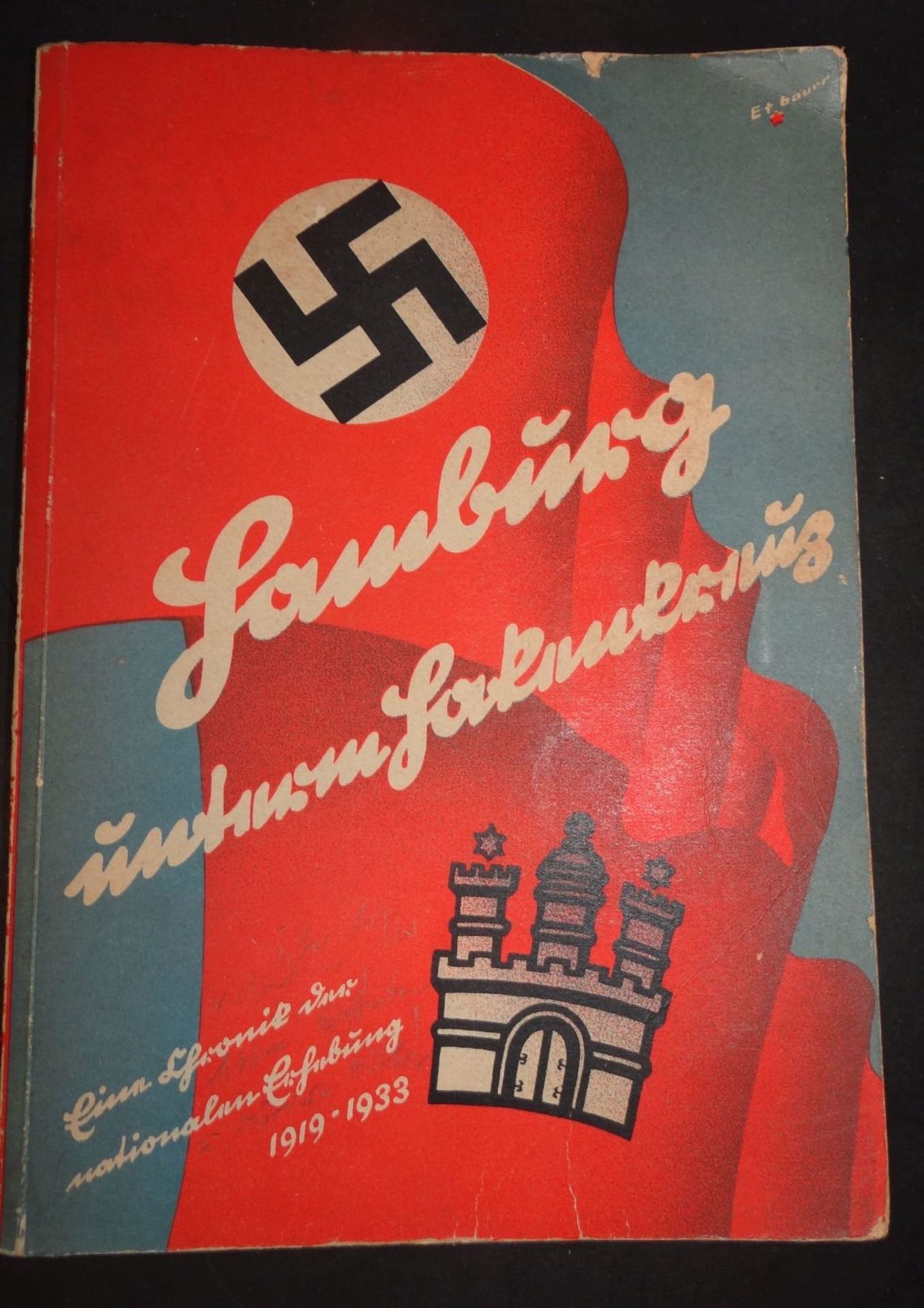 Hamburg unterm Hakenkreuz -1933, PP, mit Beilagen wie "Leben des Führers