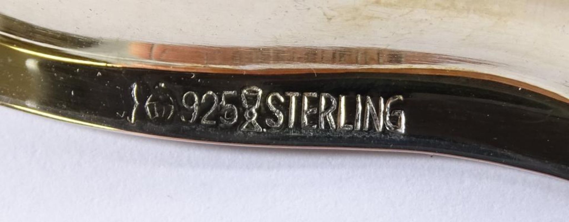 runde Schale, Silber-925-, H-3 cm, D-17 cm, 157 gr. - Bild 4 aus 4