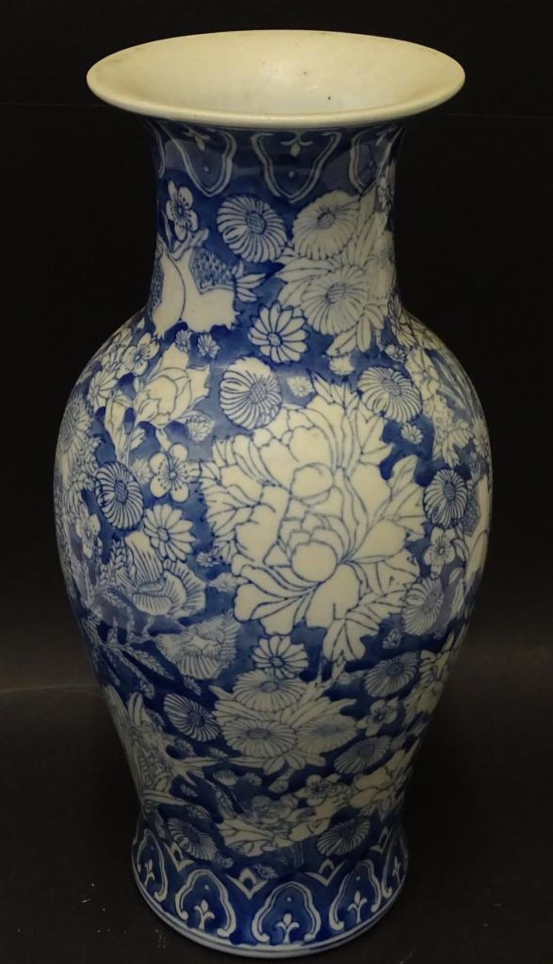 China Vase mit Blaumalerei, H-36 cm - Bild 4 aus 5