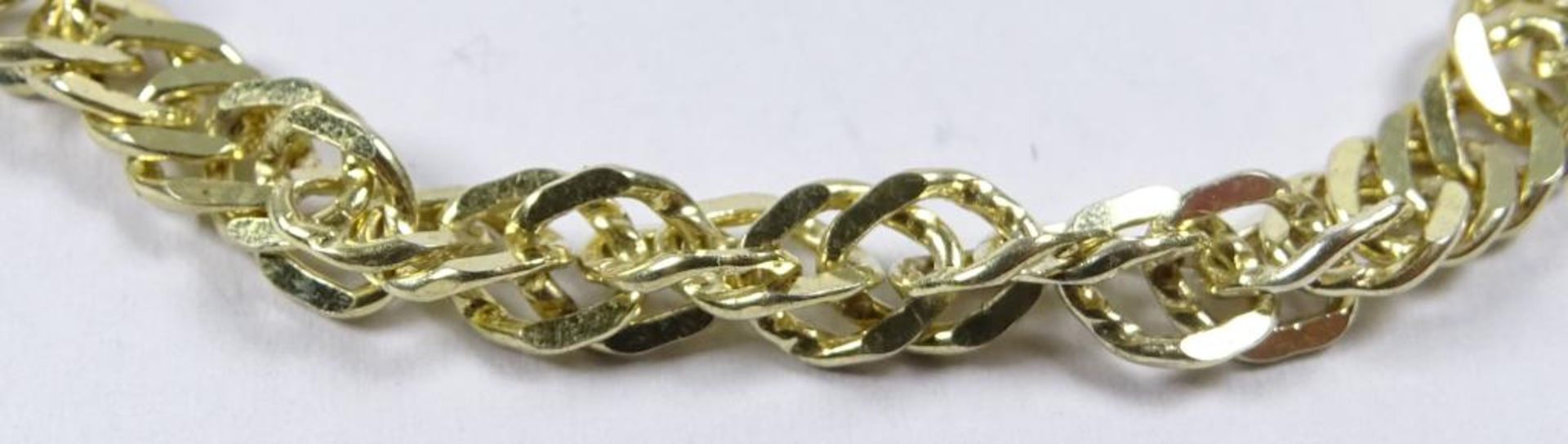 Armband,Silber -925- vergoldet,L-20cm, 6,0gr. - Bild 3 aus 3