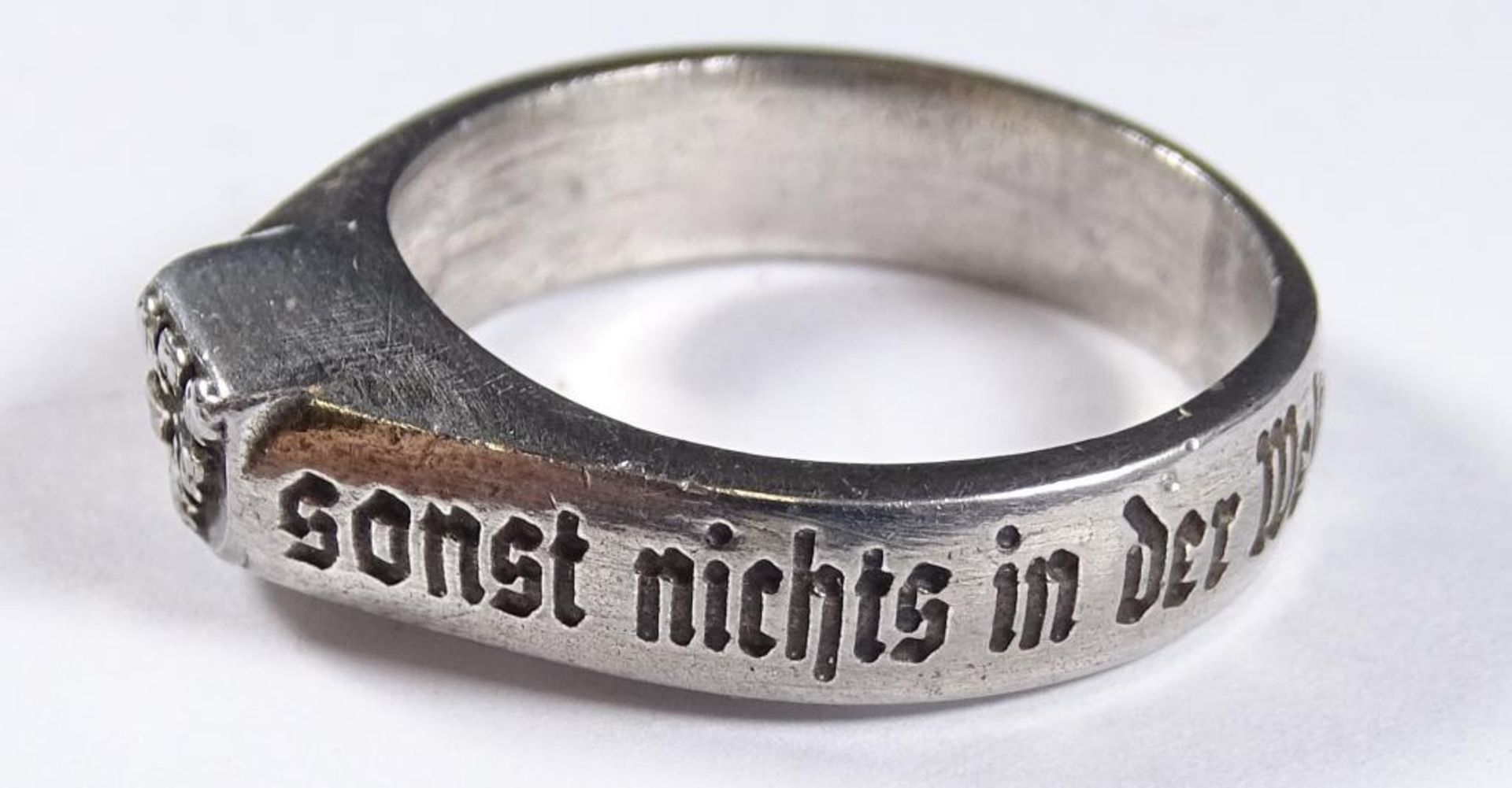 Herren Ring,Metall,"Wir deutschen fürchten...", RG 6 - Bild 3 aus 4