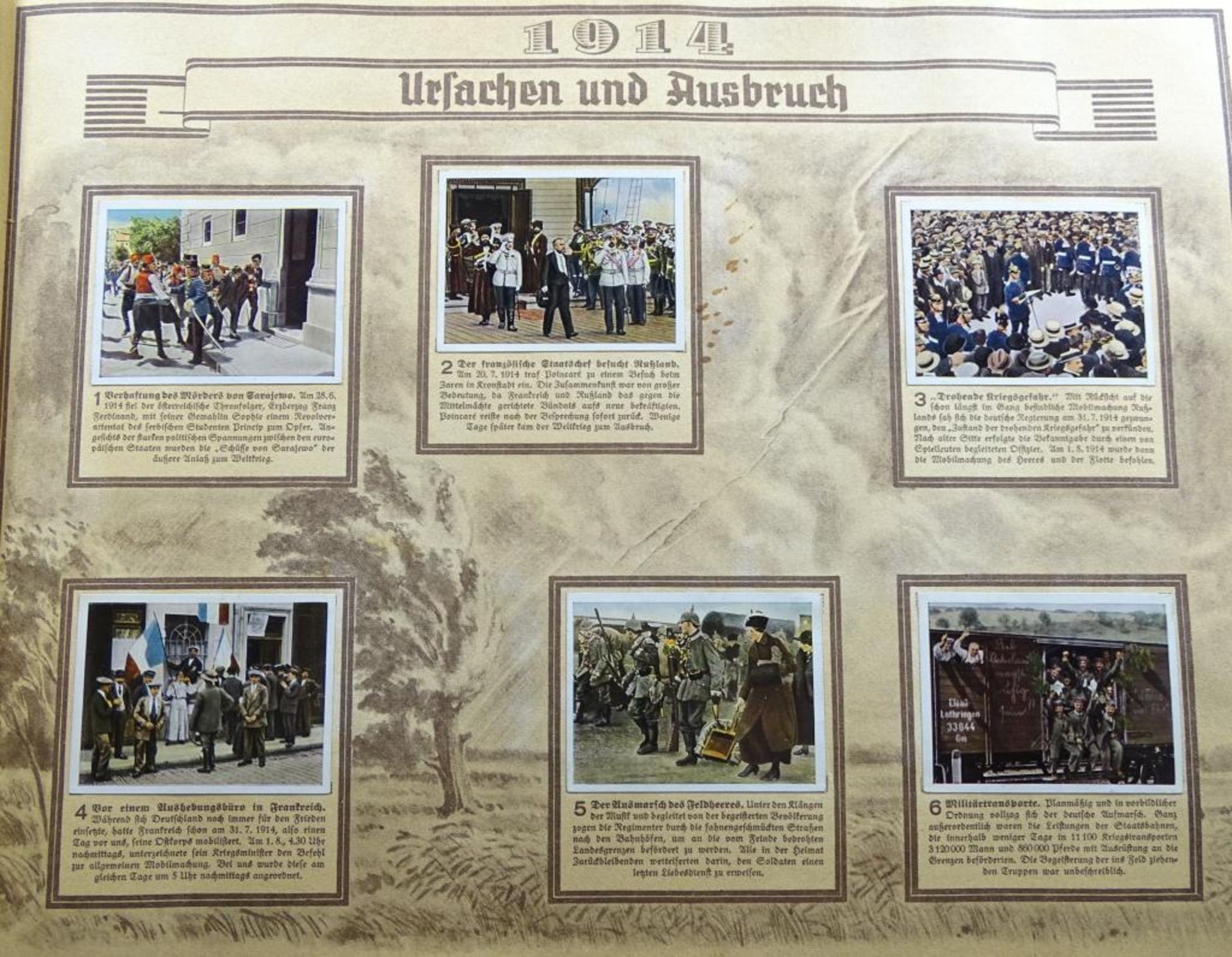 Sammelalbum "Der Weltkrieg" - Bild 2 aus 7