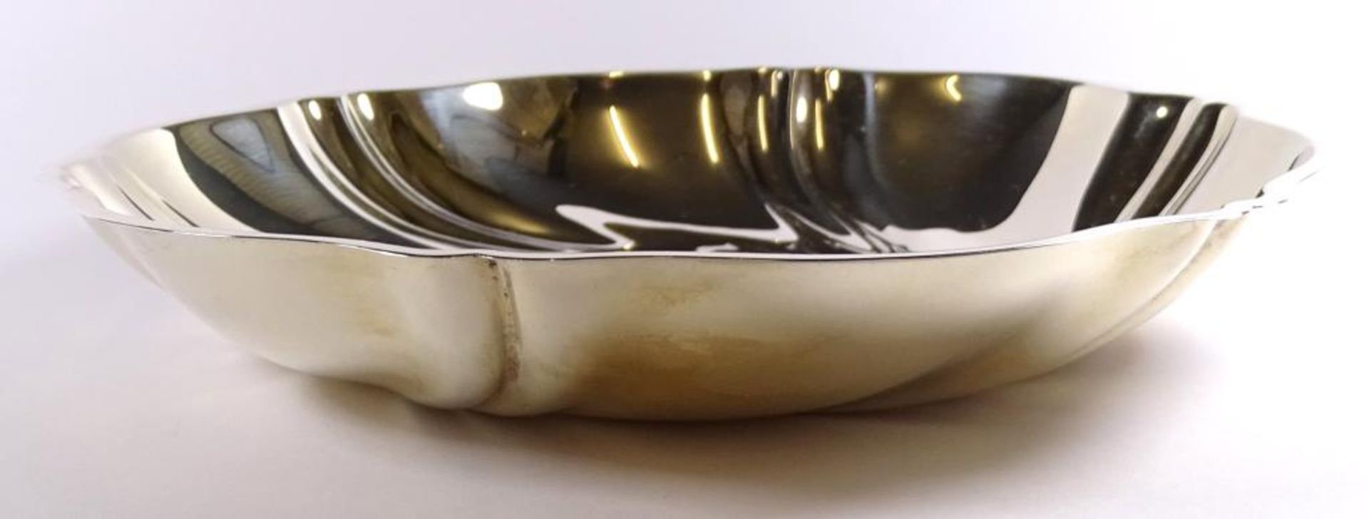 runde Schale, Silber-925-, H-3 cm, D-17 cm, 157 gr. - Bild 3 aus 4